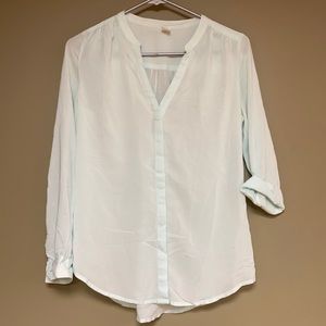 Mint colored blouse